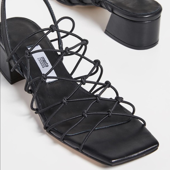 Miista Shoes - Miista Frida Strappy Sandals Black 36